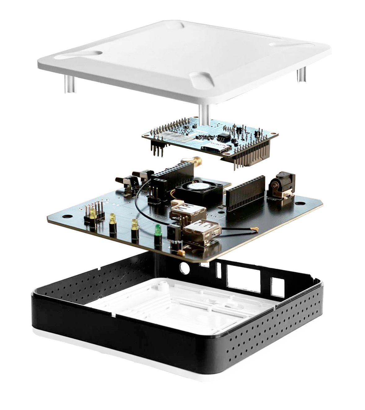 Корпус для Orange Pi Zero 3 с платой интерфейсов Orange Pi Zero 3